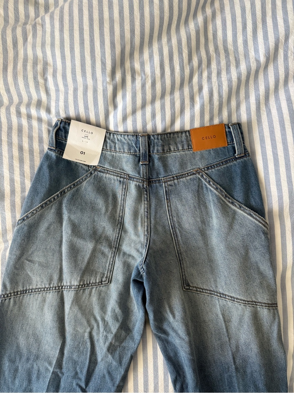 CELLO Light Wash Low Rise Denim Jeans